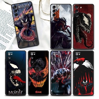 เคสโทรศัพท์ซิลิโคน แบบนิ่ม ลายสไปเดอร์แมน มาร์เวล เวน่อม อเวนเจอร์ สําหรับ Samsung Galaxy S22 S21 S20 Fe 5G S7 S8 S9 S10e Plus Ultra