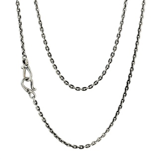 OHM S Clasp Necklace ขนาด (36"/90cm) - Silver 925 Charm เครื่องประดับ บีด เงิน เแก้ว จี้ สร้อย กำไล OHMThailand