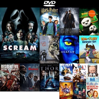 DVD หนังขายดี Scream (2022) หวีดสุดขีด ดีวีดีหนังใหม่ CD2022 ราคาถูก มีปลายทาง