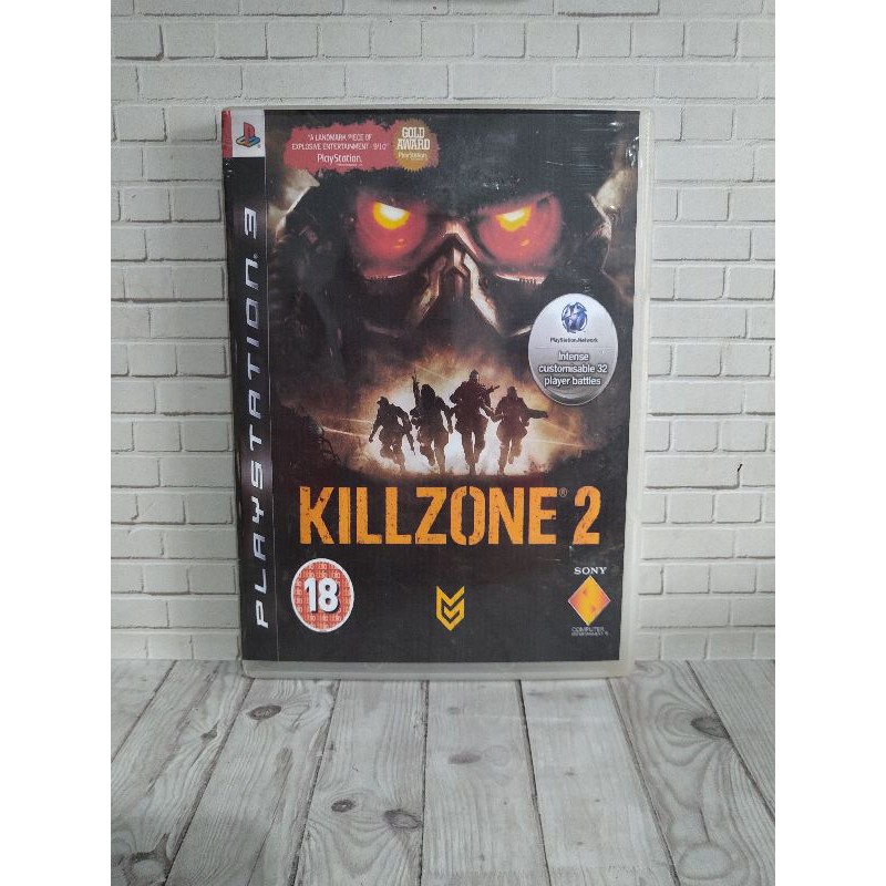 แผ่น CD ภาษาอังกฤษ Caset PS3 KILLZONE 2 USA