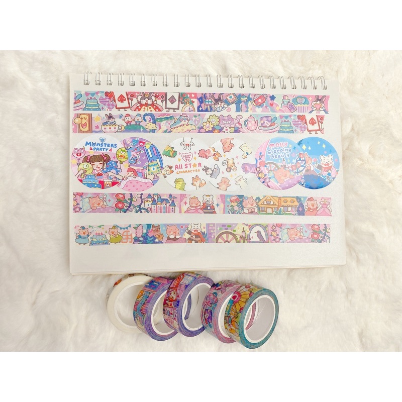 ส่งต่อเทป กระดาษโน้ต สติกเกอร์ แบรนด์ไทย เกาหลี masking tape washi tape เทปวาชิ ของแท้ rico recorder