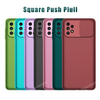 [Ready Stock] Shockproof Armor Push-Pull Back Camera Lens Casing Samsung Galaxy A71 A51 A21S 2020 Case Camera Silicone Back Cover