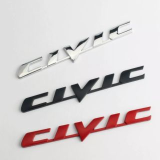 โลโก้ CIVIC. สำหรับติดท้ายรถ HONDA