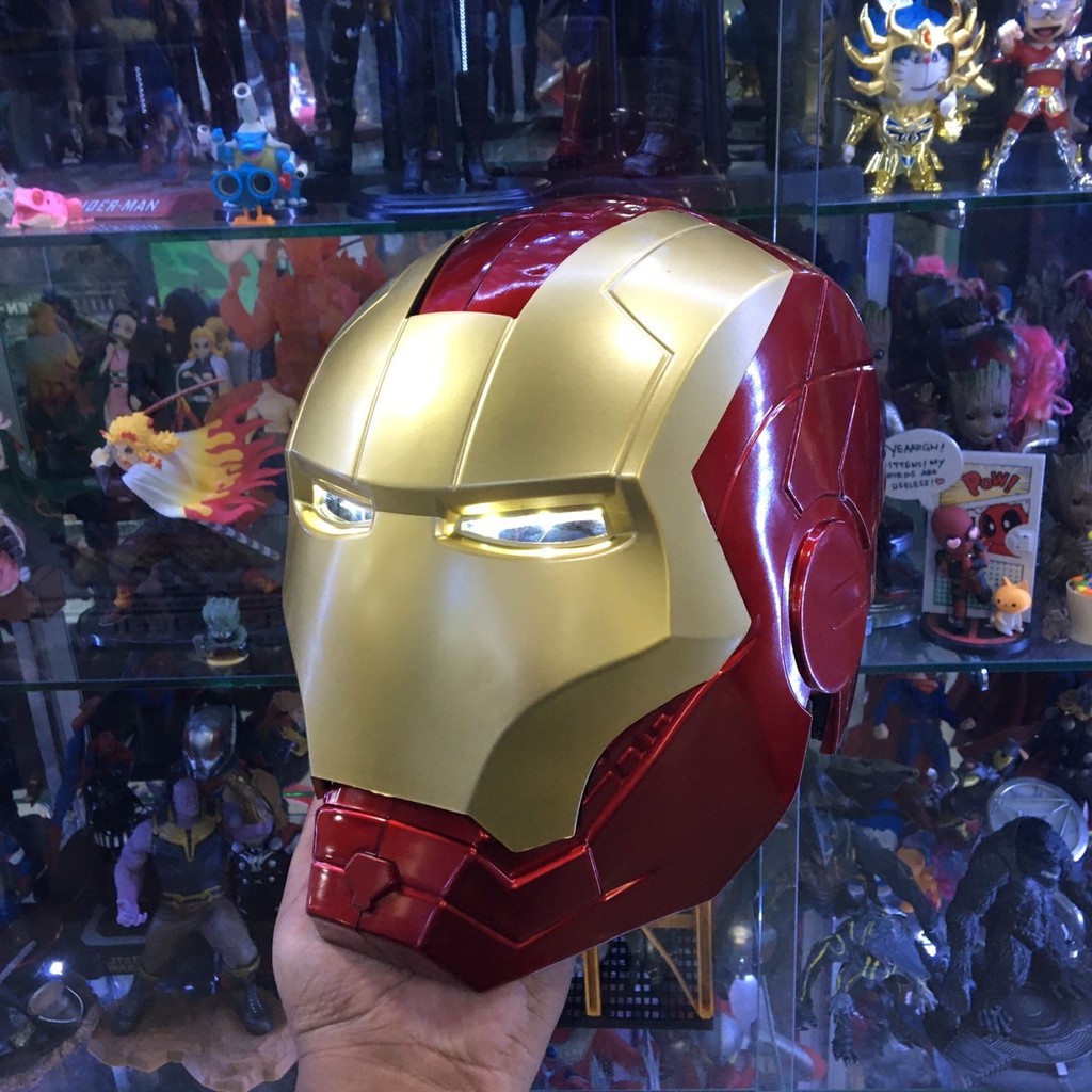 หมวก Iron man 1/1 สินค้าสวยงามทำจากพลาสติกแข็งแรง!!!