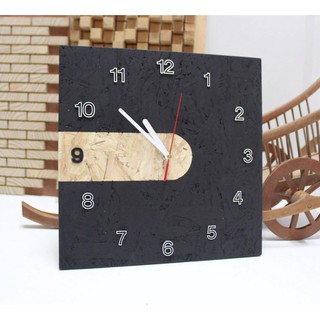 นาฬิกาไม้ นาฬิกาแขวนผนัง นาฬิกาไม้แขวนผนัง นาฬิกา Modern สวยๆ นาฬิกา Handmade ,Wood wall clock