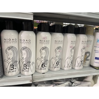 Nigao Hydrogen  ขนาด 1000 มล.
ไฮโดรเจนเปอร์ออกไซด์ผสมครีมทำสีผม หรือผสมครีมล้างสีผม ผงฟอกสีผม