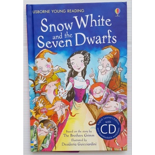 Snow White and the seven dwarf  with CD Audio เหมาะสำหรับน้องอ่านเองได้แล้ว hard cover