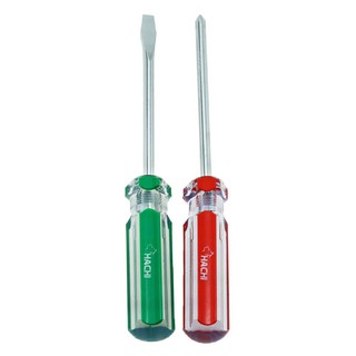 screwdriver SCREWDRIVER SET HACHI 4” 2EA/SET Hand tools Hardware hand tools ไขควง ชุดไขควง HACHI 4 นิ้ว 2 ชิ้น/ชุด เครื่