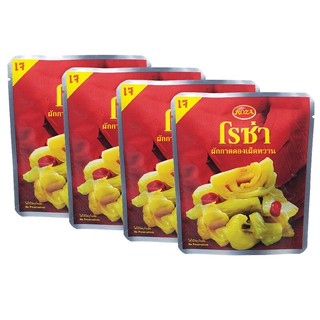 โรซ่า ผักกาดดองเผ็ดหวาน 145 กรัม แพ็ค 4