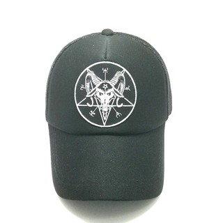 ฮิปฮอบ หมวก แมว ซาตาน Satan อียิปต์ 666 ฮิปฮอบ Baseball Mesh Cap Snapback Hat Hats Trucker Adjustable Hip Hop Hat Satan