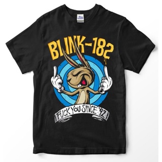 เสื้อยืด พิมพ์ลาย band BLINK182 Fxck YOU SINCE 92 Blink 182 สไตล์พังก์ เรียบง่าย sum41S-5XL