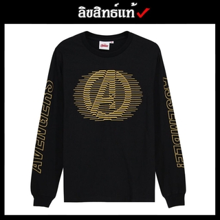 ✅ ลิขสิทธิ์แท้ ✅ เสื้อยืดแขนยาว เสื้อแขนยาว เสื้อมาเวล เสื้อสีดำ ลาย Avengers เสื้อสเวตเตอร์ Marvel รุ่น 399