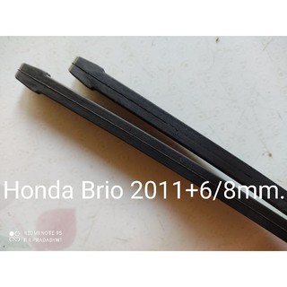 ยางปัดน้ำฝนRefiil HondaBrio/HondaAmaza ปี2011+.14"/22"6/8mm.(5ประตู)