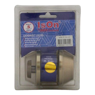 กุญแจลิ้นตาย 1 ด้าน ISON D7000 สีทองเหลืองรมดำ ISON D7000 AB SINGLE DEADBOLT