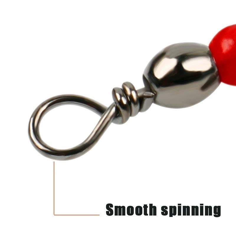 [10 ชิ้น 360 องศาอุปกรณ์ตกปลา Snap ][ลูกปัดหมุนได้ 3 ทาง] - รูปที่ 6