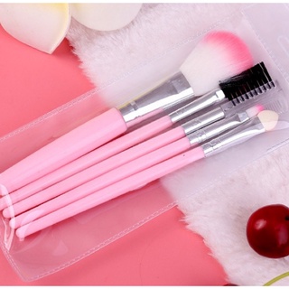 N521 เซ็ตแปรงแต่งหน้า 5 ชิ้น Lameila Mini Brush Set เซ็ตเครื่องสำอาง แปรงแต่งหน้า สำหรับรองพื้น อายแชโดว์ 5ชิ้นในซอง