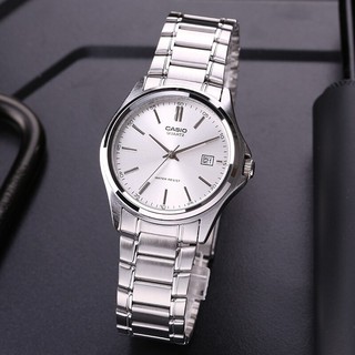 นาฬิกา Casio  รุ่น MTP-1183A-7A นาฬิกาข้อมือผู้ชาย สายแสตนเลส หน้าปัดสีเงิน -ของแท้ 100% ประกันศูนย์ CMG 1 ปี