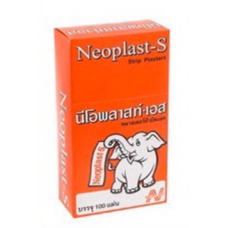 💥Neoplast-s พลาสเตอร์ปิดแผลแบบผ้า 100 ชิ้น