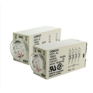 ชุดละ250บาท📦 Omron Timer Relay H3Y-4 +ซ๊อกเก็ตรีเลย์ ของแท้!!