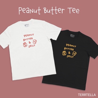 Morning Terrtella | Peanut Butter &amp; Jelly Tee เสื้อยืด oversize SML