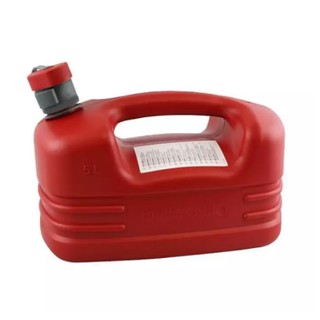 ถังน้ำมันสำรอง ถังน้ำมัน ขนาด 5 ลิตร PLASTIC JERRY CAN WITH INTERNAL SPOUT