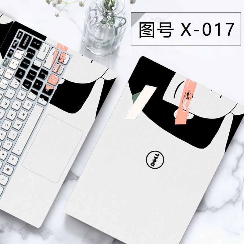 Cuecueyou-- สติกเกอร์ไวนิล 2 ด้าน สําหรับแล็ปท็อป 11 12 13 14 15 17 นิ้ว Dell Travel Box G15-5510 G3 G5-5587 7000 Lingyue 7300 3505 5402 Vostro 3590 / 3400 / 5401