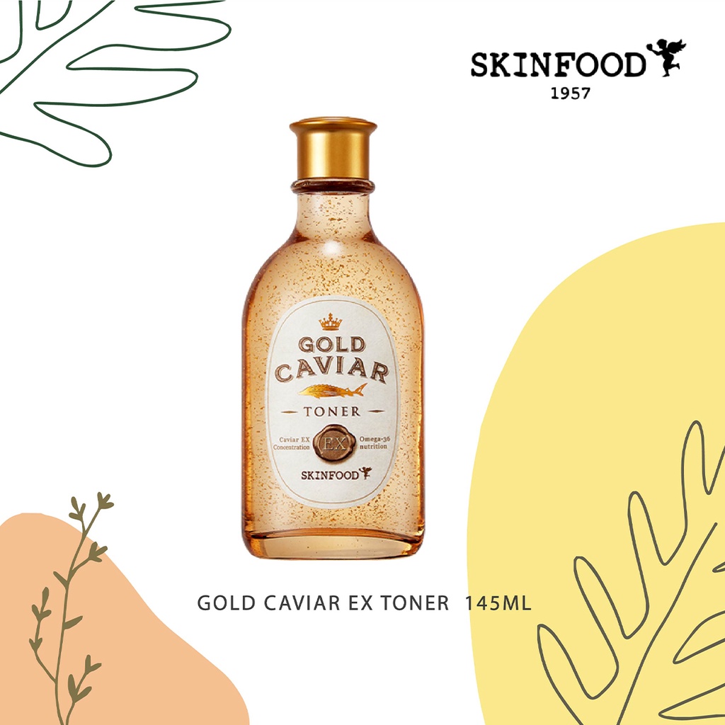 [Skinfood] GOLD CAVIAR EX TONER(145ml) Shopee Thailand