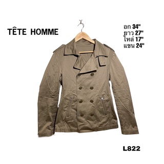 เสื้อ Pea Coat TELE HOMME size L อก 34 ยาว 27 นิ้ว รหัส L822