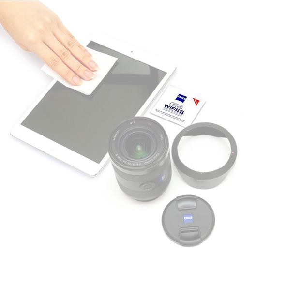 ZEISS ผ้าเช็ดทําความสะอาดเลนส์ในกล่องทิชชู่เปียกทําความสะอาด