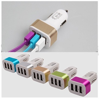 ที่ชาร์จในรถยนต์ ชาร์จเร็ว 3.0 ชาร์จเร็ว 3 USB เอาท์พุท ที่ชาร์จในรถ