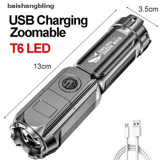 Bsbl Super Bright ABS Strong Light Focusing Led Flashlight Portable Multi-function Bling