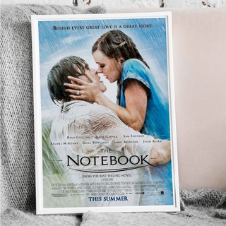 The Notebook Poster 2004 : Ryan Gosling, Rachel McAdams  โปสเตอร์ รักเธอหมดใจ ขีดไว้ให้โลกจารึก 33X48 cm