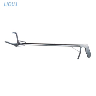 LIDU1  Multipurpose Snake Catcher Tongs Foldable Stainless Steel Reptile Grabber Stick Tool with Lock Cleaning Creeping Supply