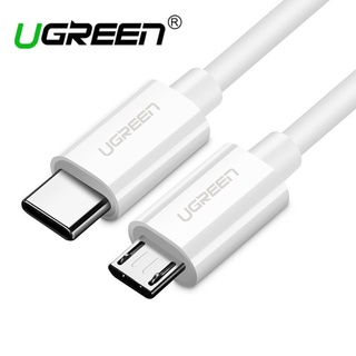 Ugreen สายเคเบิลข้อมูล Type-C เป็น Micro USB Type-C เป็น Mini USB 1.5 ม. 2A สําหรับโทรศัพท์มือถือ คอมพิวเตอร์