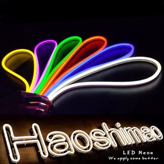 1 เมตร (มี10สีให้เลือก) ไฟเส้นไฟแถบ Led Neon flex DC12V 1เมตร ไฟตกแต่งภายในและนอก ไฟบ้าน ไฟรถ