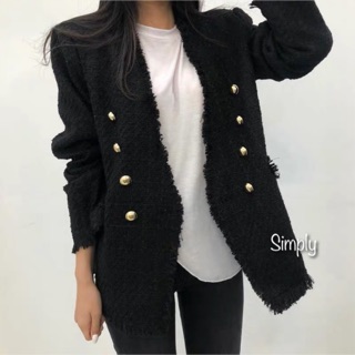 Blazer สูทผ้าชาแนล(ส่งฟรีems.)