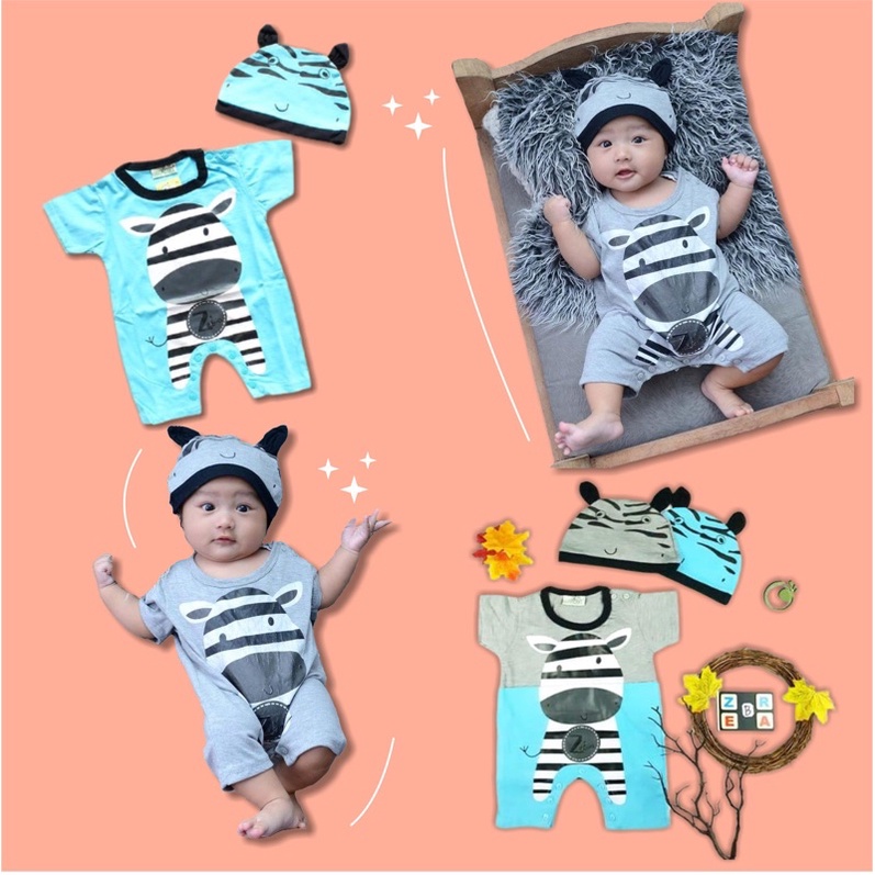Ozuka ลายม้าลาย Baby Boy Jumper 0-6m