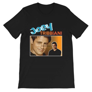 ROUNDคอลูกเรือNeckเสื้อยืด พิมพ์ลายภาพยนตร์ Joey-Tribbiani Matt-Leblanc Retro Friends tv สําหรับผู้ชาย-4XL