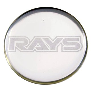 สติกเกอร์ติดดุมล้อ RAYS ขนาด 39mm. 1 ชุดมี 4 ชิ้น