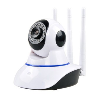 กล้องวงจรปิด Q5Y HD 1080p 3 เสาสัญญาณ Wifi Wirless IP camera รุ่น มองเห็นในที่มืด แถมฟรีอะแดปเตอร์