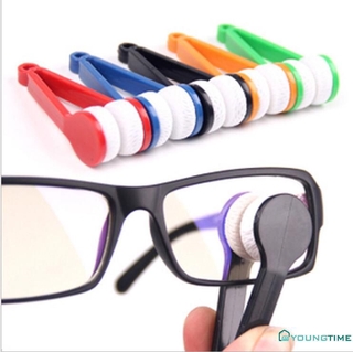 แปรงทําความสะอาดแว่นตา 5 สี Mini Scrub Cleaner Glasses Cleaning Tool Soft Microfiber Glasses Rub 5 Color glass