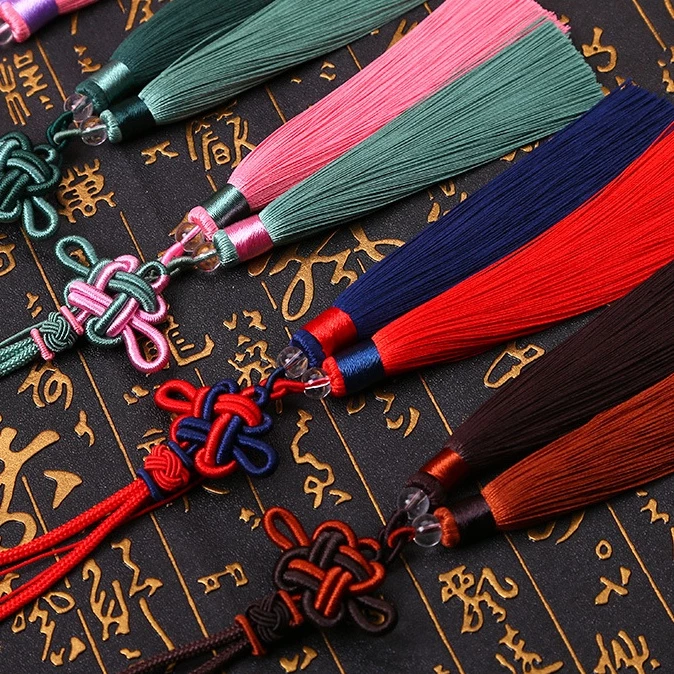 จีน Knot พู่ผ้าฝ้ายพู่อุปกรณ์เสริมจี้ DIY ตกแต่งบ้าน