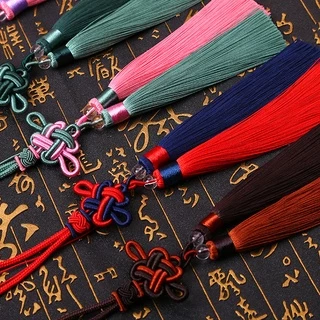 จีน Knot พู่ผ้าฝ้ายพู่อุปกรณ์เสริมจี้ DIY ตกแต่งบ้าน