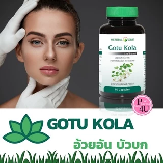 Herbal One Gotu Kola อ้วยอัน ใบบัวบกสกัด เฮอร์บัล วัน 60 แคปซูล (อ้วยอันโอสถ)