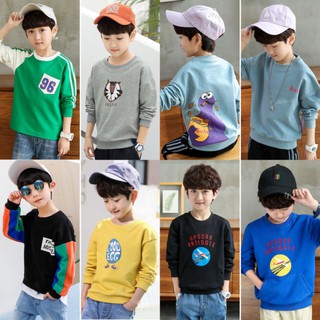 (พร้อมส่ง) เสื้อแขนยาวเด็กโตราคาส่ง ผ้าดี ใส่ได้ทั้งชายหญิง