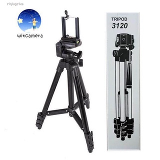 Tripod 3120 Tripod TF-3120 + clip phone + bag for camera tripod ขาตั้งกล้อง 3 ขา รุ่น TF-3120 แถมหัวสำหรับต่อมือถือ+ถุงผ