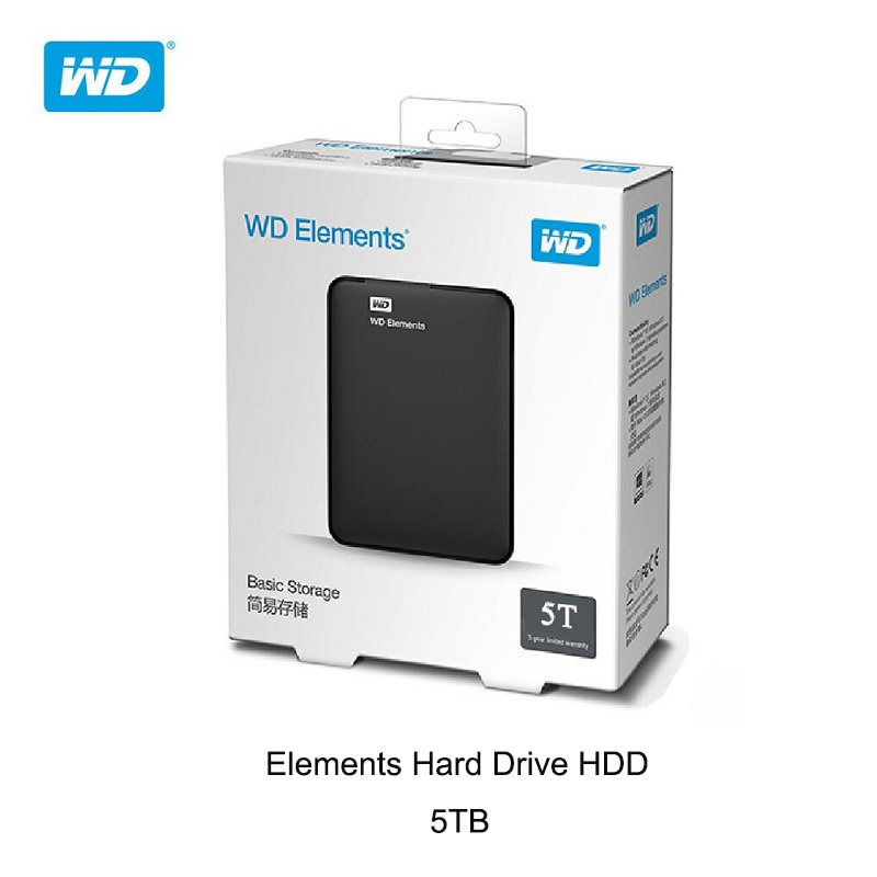 Western Digital Original WD Elements 5TB External Hard Drive 2.5quot ...