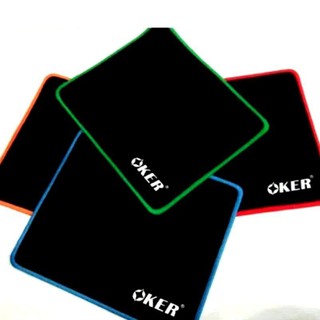 OKER แผ่นรองเม้าส์ Mouse​ Pad ชนิดผ้า​ #PA-203 เย็บเก็บขอบ​ สวยทนทาน