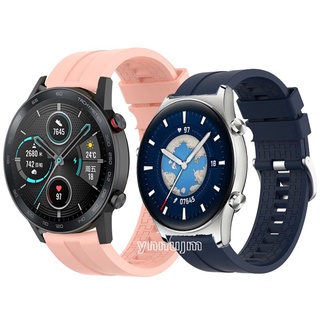 สายนาฬิกาข้อมือซิลิโคน แบบเปลี่ยน สําหรับ Huawei Honor Watch GS3 Magic Watch 2 Huawei Honor Magic 2 Magic2