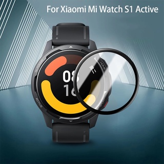 ฟิล์มกันรอยหน้าจอ แบบเต็มจอ สําหรับ Xiaomi Mi Watch S1 Active Mi Watch S1 Active 1 ชิ้น